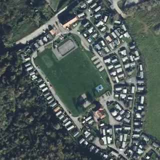 Vue aérienne de Camping municipal du Musée
