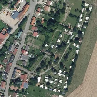 Aerial view of Camping Bellevue