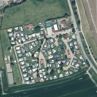 Vue aérienne de Camping de la Motte