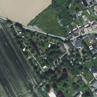 Aerial view of Le Petit Clos