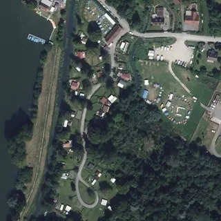Vue aérienne de Camping Municipal de Lœuilly