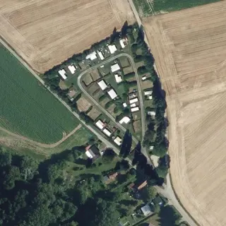 Luftbild von Comping de La Pointe