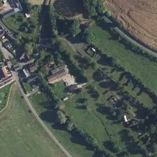 Vista aerea di Camping Au Vieux Moulin