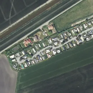 Aerial view of Le Clos Fleury