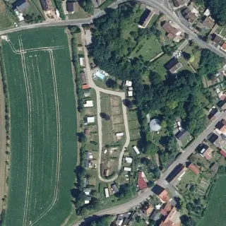 Luftbild von Le Village