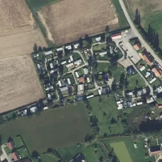 Vue aérienne de Le Mont