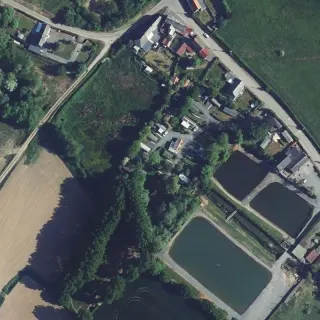 Luftbild von Camping Les Nénuphars