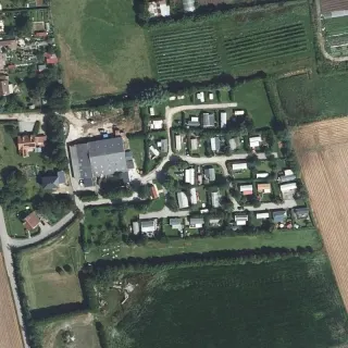 Luftbild von Camping du Verger