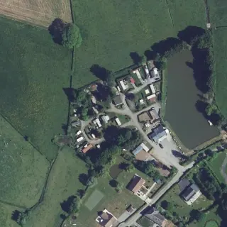 Vue aérienne de Le Clos Vert