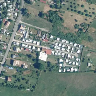 Vue aérienne de Camping Aérospatiale