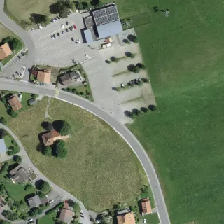 Luftbild von Charmey, Val-de-Charmey