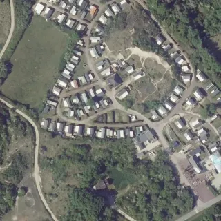 Aerial view of Les Carolins