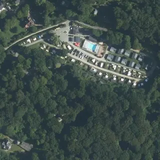 Luftbild von La Chênaie