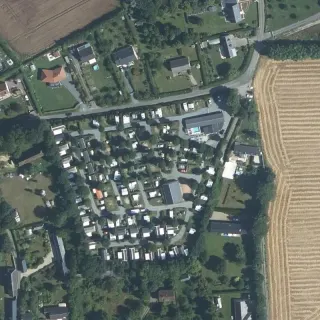 Luftbild von Camping Abijune