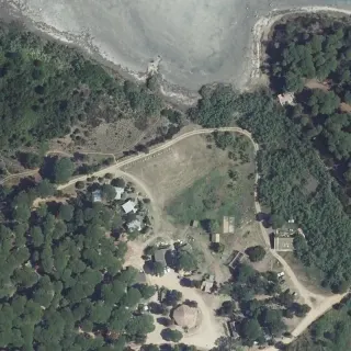 Vue aérienne de Camping Villata