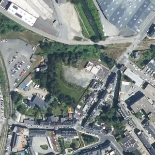 Aerial view of Motorhome aire