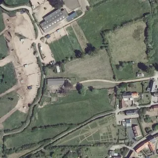 Luftbild von Camping du Gibert
