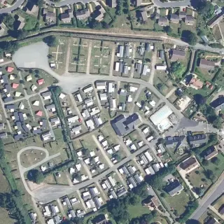 Aerial view of Camping d'Etennemare