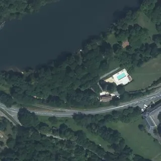 Luftbild von La mise à l'eau