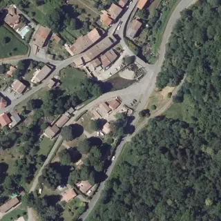 Luftbild von La Fount de Sicre