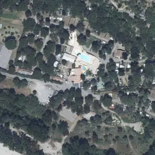 Luftbild von Camping domaine de Gaujac