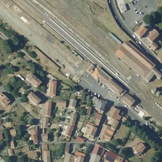 Luftbild von Place de la Gare