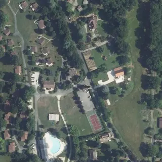 Aerial view of Village de Montmarsis