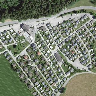 Luftbild von La Forêt