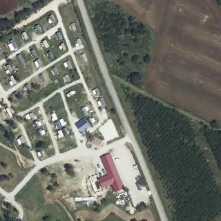 Luftbild von Camping aux 4 vues