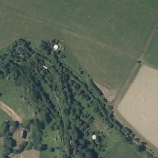 Vue aérienne de L'Escale du Cardouets