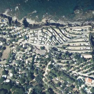 Aerial view of Les Criques de Porteils
