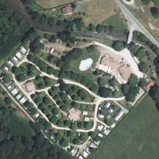 Luftbild von Camping Les 4 Saisons