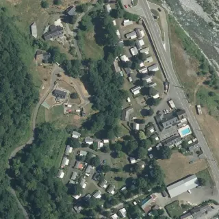 Luftbild von Camping So de Prous