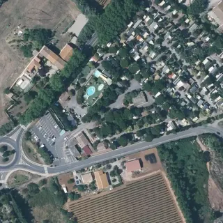Aerial view of Camping Sud Loisirs