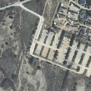 Vue aérienne de Aire des Coussoules
