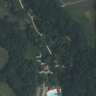 Luftbild von Camping du Pouy
