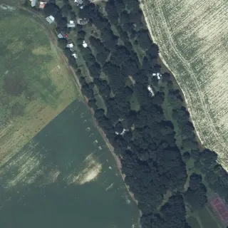 Luftbild von Les Aillos