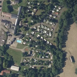 Vue aérienne de Camping l'Arriou