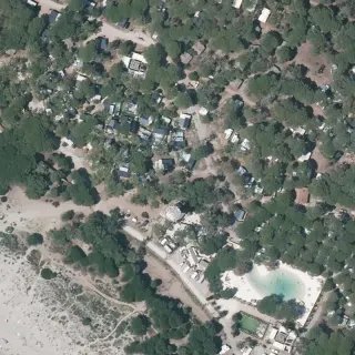 Aerial view of La Tamarissière
