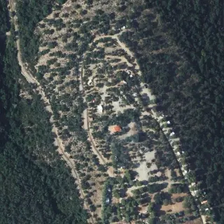 Luftbild von Camping Al Comu