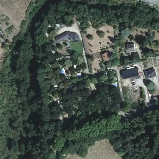 Vue aérienne de La Claparède
