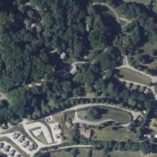 Vue aérienne de La Serre