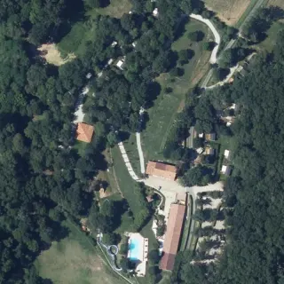 Aerial view of Saint-Pierre de Rousieux