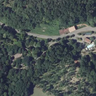 Luftbild von Camping l'Arize
