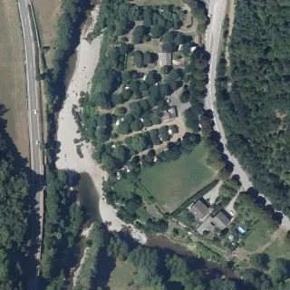 Luftbild von Camping le Vagabond