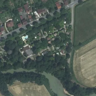 Luftbild von Camping de l'Arros