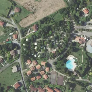 Luftbild von Camping Le Faillal