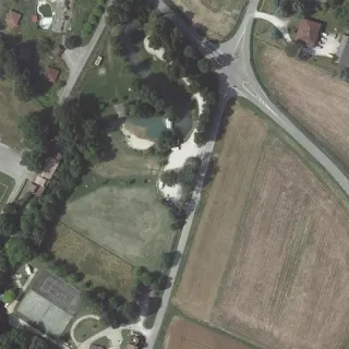 Luftbild von Aire de Camping Car - Vignals Lauzerte