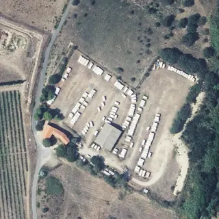 Aerial view of Parking Brousse
