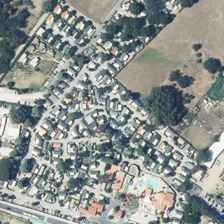 Luftbild von Camping Les Jardins Catalans